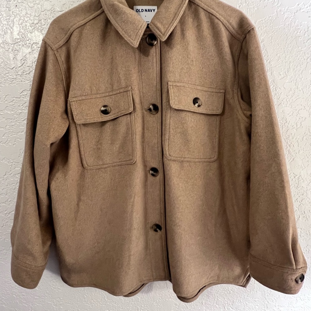 Old Navy Camel Shacket